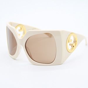 NEW GUCCI OVERSIZED SQUARE SUNGLASSES GUCCI GG1255S 002 OVERSIZED EYEWEAR